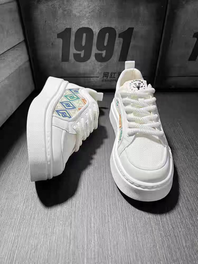 Men's Breathable Mesh Casual Shoes Versatile Lightweight Trainers_voghion.com