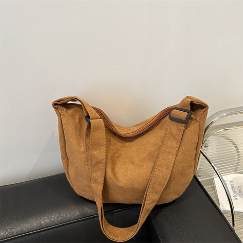 Lifestyle Crossbody Bag 2025 Simple Large Capacity Oxford Cloth Underarm Tote Bag with a Sense of Luxury Women's Bag Shoulder Bag