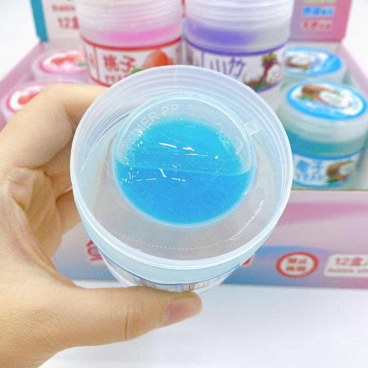 Juguetes para niños nuevos abrazos de leche doble hecho a mano de barro de cristal colorido botella de barril creativo interesante