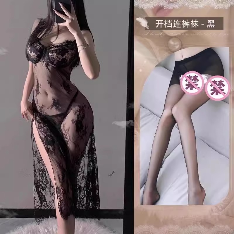 블랙 + 블랙 팬티스타킹