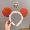 Demi-season cute children's headband for face washing, non-slip bangs, hairpins, 2023 collection