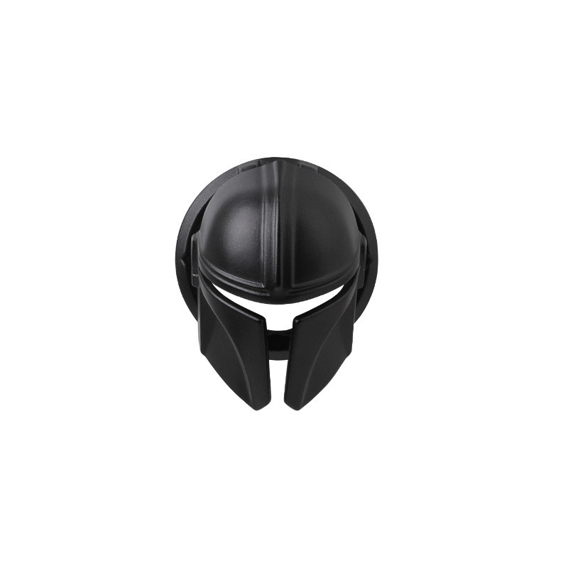 Mandalorian con un botón para iniciar la cubierta de encendido del anillo de decoración Botón de llave de encendido cubierta de decoración de modificación interna universal