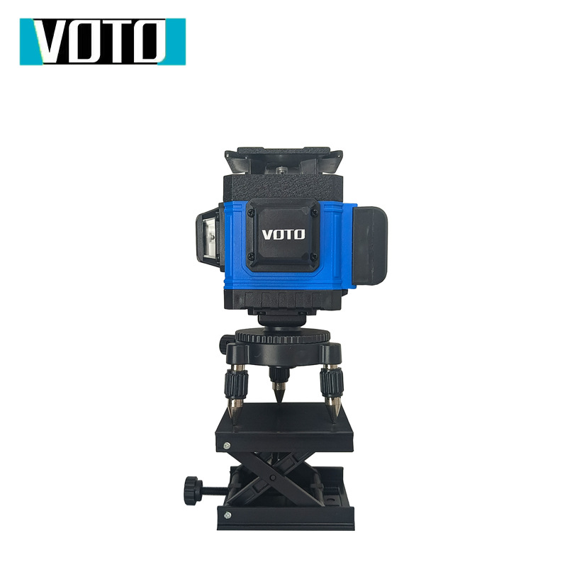 VOTO水平仪12线绿光激光贴墙仪贴地仪高精度强光细线红外线水平仪