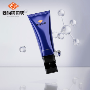 Plastic Pipe Pe Hose Packaging Material Square Flip Cover Cosmetic Facial Cleanser