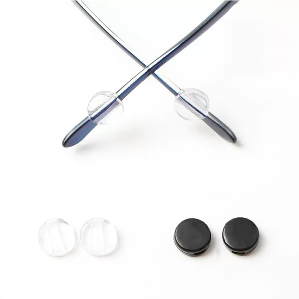 Glasses Accessories Plastic Round Transparent Glasses Anti-slip Cover New Glasses Anti-slip Cover Fixed Ear Hook Ear Movement