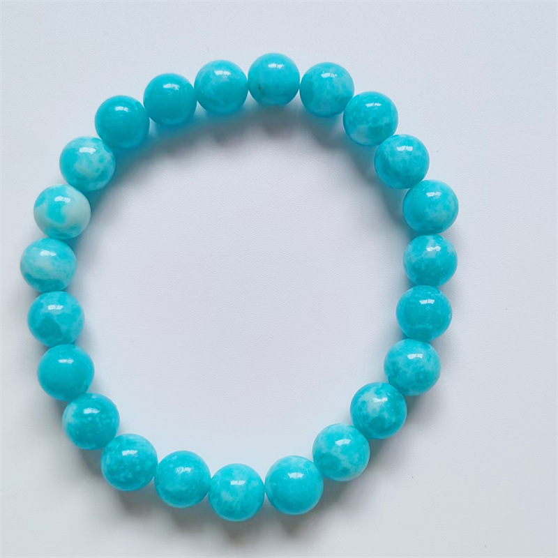 Ethnic Style Crack Turquoise Glass Beaded Bracelets display picture 3