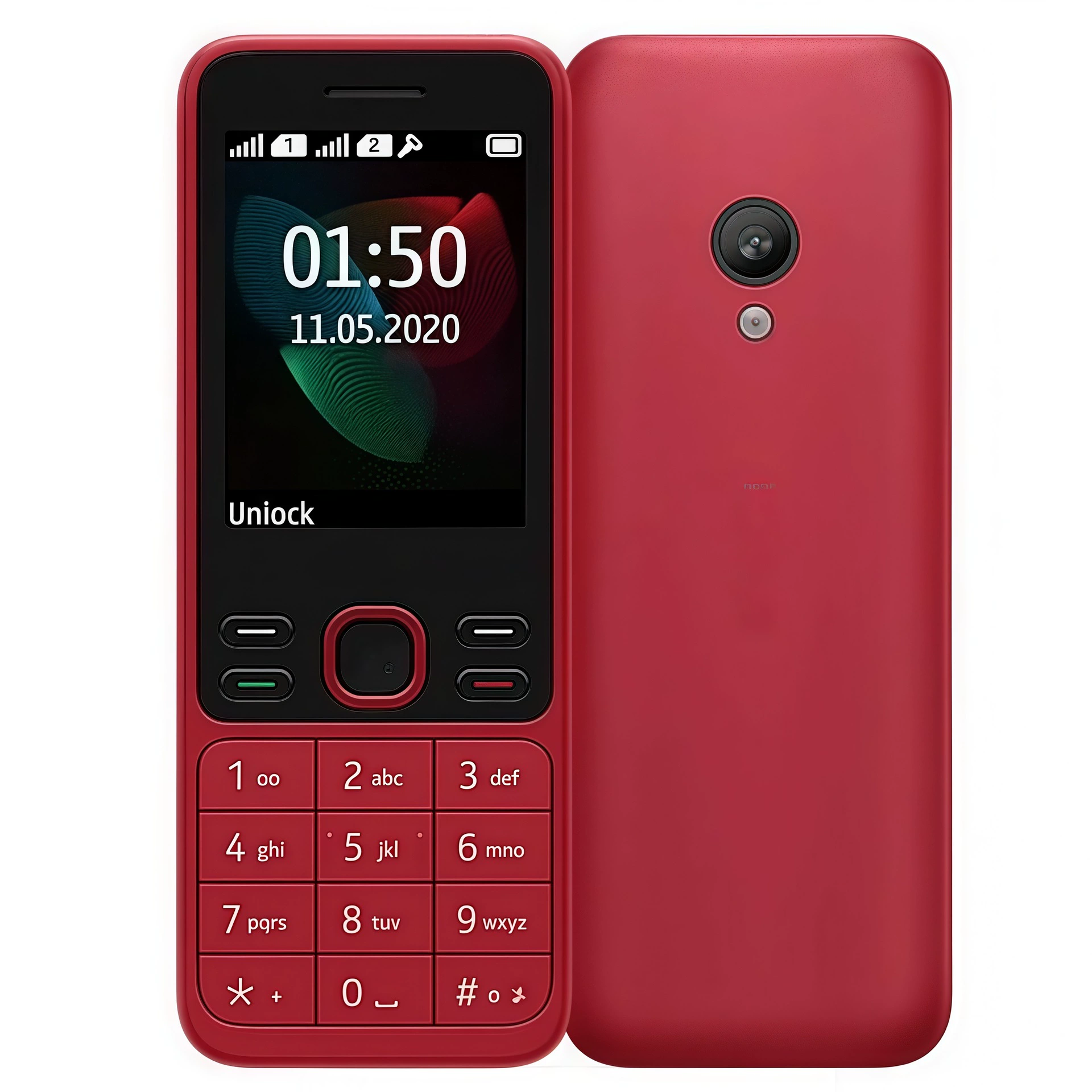 Мобильный телефон Meku для пожилых, 2G, выпуск 2020, цвета черный/зеленый/красный