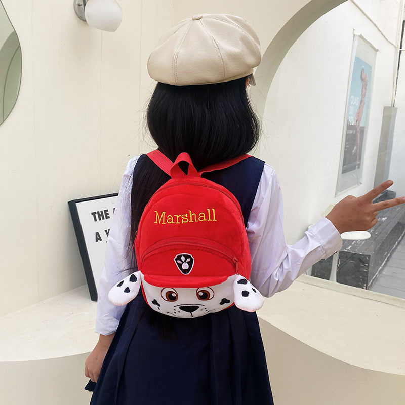 Bolso de felpa informal para bebés transfronterizos, monedero de año, reducción de la carga, mochila de comercio exterior de dibujos animados, mochila de ocio