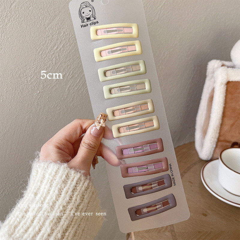 Color para niños lindo pequeño bb clip niña flequillo clip de cabello roto horquilla para bebé tocado de niña estrella horquilla