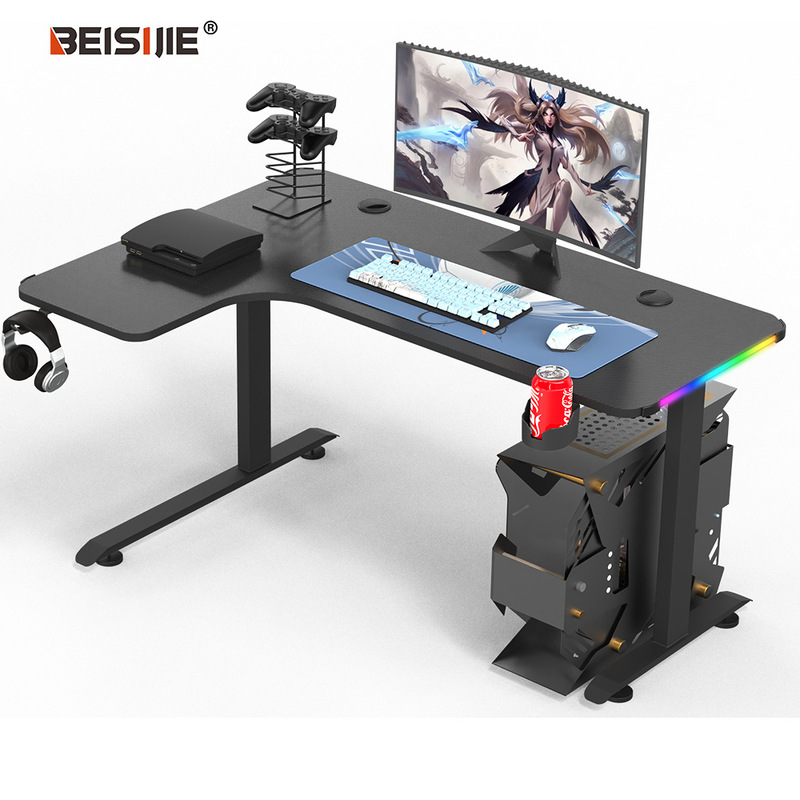 Young fashion anchor Net Red live corner game table atmosphere light desktop computer table corner L-shaped e-sports table Young fashion anchor Net Red live corner game table atmosphere light desktop computer table corner L-shaped e-sports table