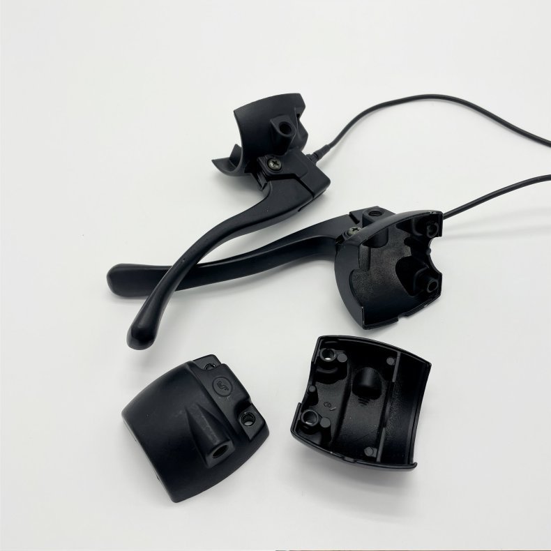 Suitable for Luyuan Turtle Kingdom Standard Electric Vehicle Switch Rear Cover Left and Right Handle Rear Shell Drum Brake Mirror Holder Disc Brake Half Size