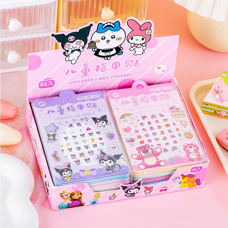 Children's Nail Stickers Cartoon Cute Nail Stickers Kindergarten DIY Nail Dress-up Stickers Decorative Stickers Holiday Gifts Children's Nail Stickers Cartoon Cute Nail Stickers Kindergarten DIY Nail Dress-up Stickers Decorative Stickers Holiday Gifts