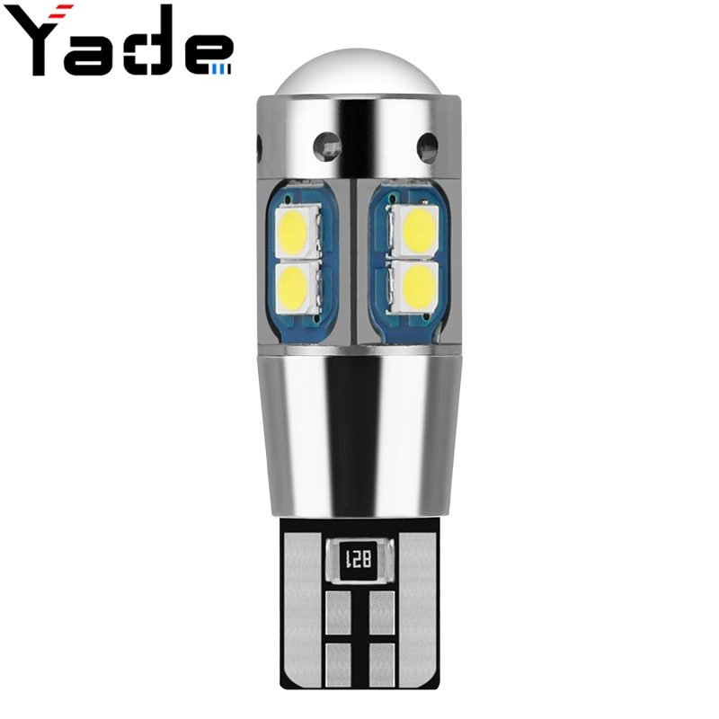 Автомобильный светодиодный индикатор ширины T10 3030 10smd свет для чтения W5W выделить маленькую лампочку