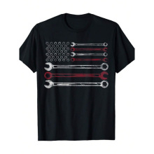 V 36392 American Flag Print Tee ��������ӡ�� T ���羳��