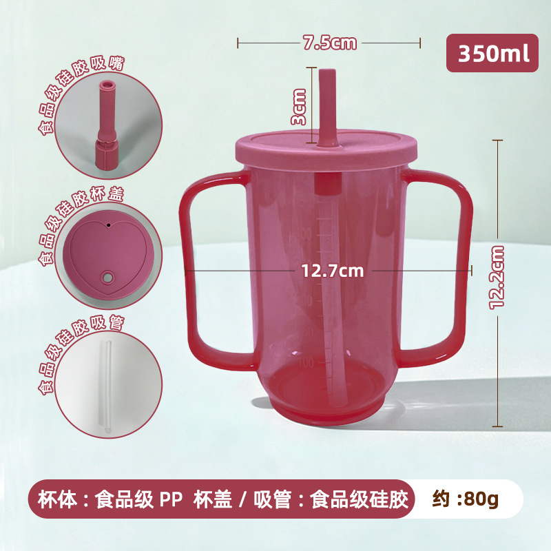Taza de cuidado para ancianos cuidado de cama Taza de alimentación de flujo Taza de comida Taza de cuidado del paciente Taza antiestrangulador a prueba de fugas