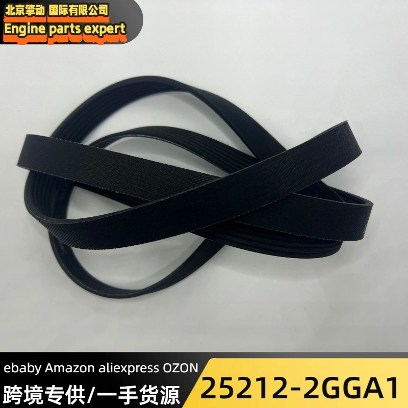 Generator Belt 25212-2Gga1 6Pk1005/1008 Korean Brand New Santa Fe