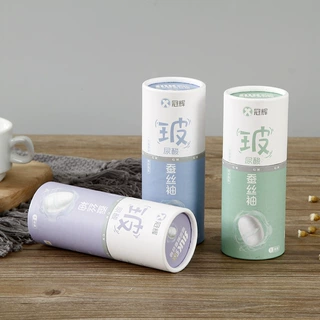 厂家定制面膜包装纸筒设计茶叶纸罐包装蜡笔包装纸筒定做印刷图案