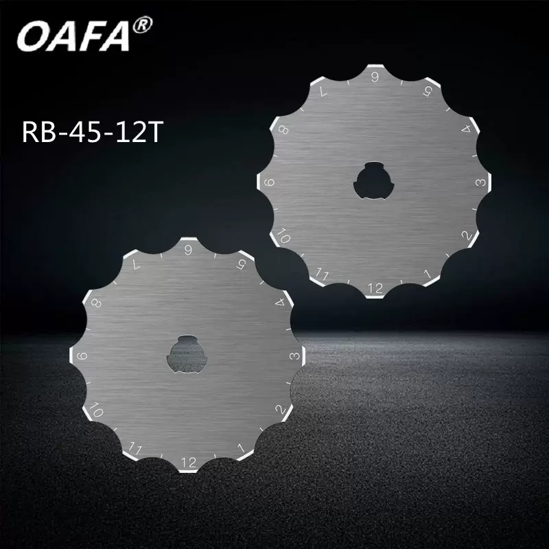 量大优惠45mm 虚线圆刀片 齿刀 切割滚刀 旋转锯齿刀 圆型刀片