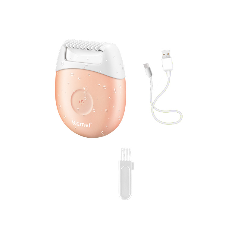 Afeitadora Kemei para mujer KM-3213, dispositivo de depilación recargable, dispositivo de depilación eléctrico portátil resistente al agua para todo el cuerpo image 6