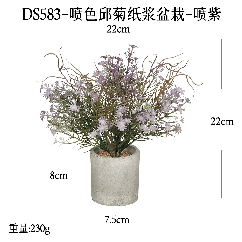 Más de 240 combinaciones populares de macetas con plantas verdes artificiales, decoraciones para el hogar, flores artificiales, bonsáis cilíndricos de pulpa de papel.