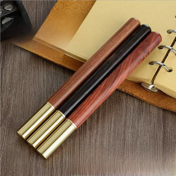 Advertising pen mahogany sign pen business sandalwood wooden ball pen brass metal neutral pen can do LOGO12#