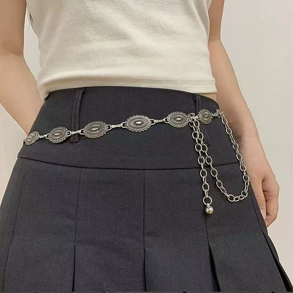 【ZS--004】Little Daisy【Flat 8-character hanging circle】--13 pieces of silver
