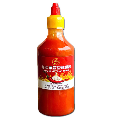 Bulk wholesale of Vietnam Yue Lien City garlic chili sauce 500g condiment dipping sauce whole box better discount