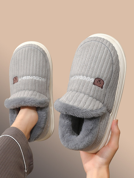 Men's winter indoor men's slippers platform