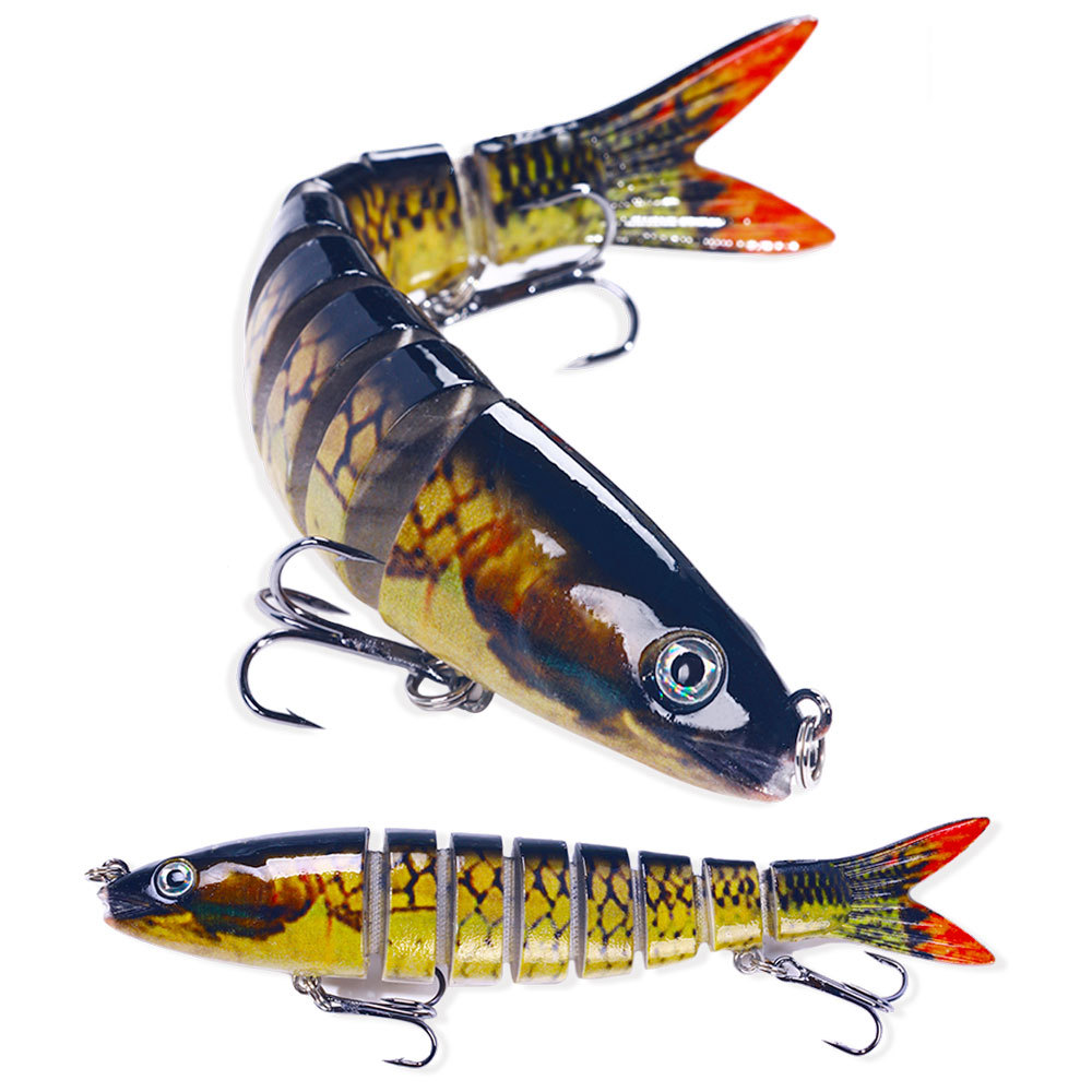 Nuevo Luya cebo multi-Sección de pescado 16 colores 13cm 18g biónico multi-Sección de cebo duro Comercio exterior Luya pesca cebo falso