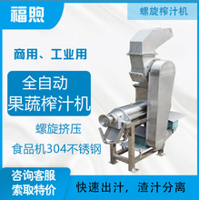 工业商用破碎螺旋榨汁机 西瓜汁椰汁榨汁机 自动果蔬压榨取汁机