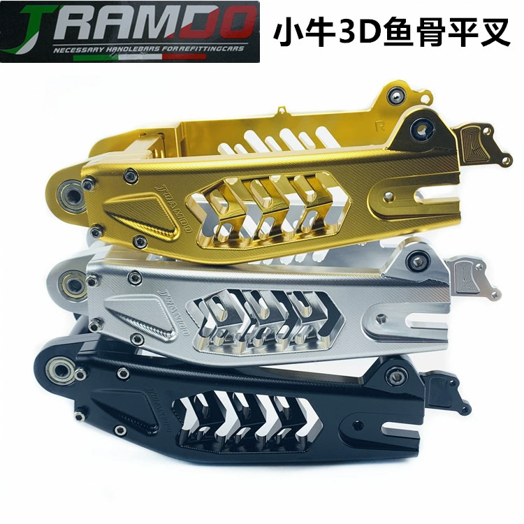 Mavericks N1S Fishbone полая плоская вилка модифицированный 3D рисунок ножа электромобиль модифицированный Твердый алюминиевый сплав с ЧПУ плоская вилка