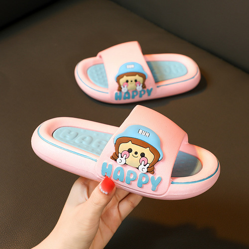 Children's slippers new summer boys and girls non-slip soft bottom children's slippers indoor and outdoor children's cartoon children's slippers