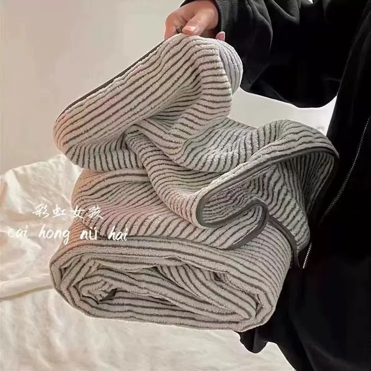 Stripes (bath towel + large towel) / 【140*70cm】regular style