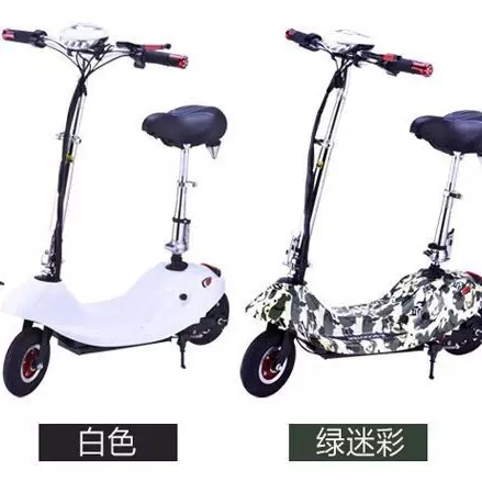 小海豚电动车女士迷你代步车成人电瓶车折叠电动自行车迷你折叠