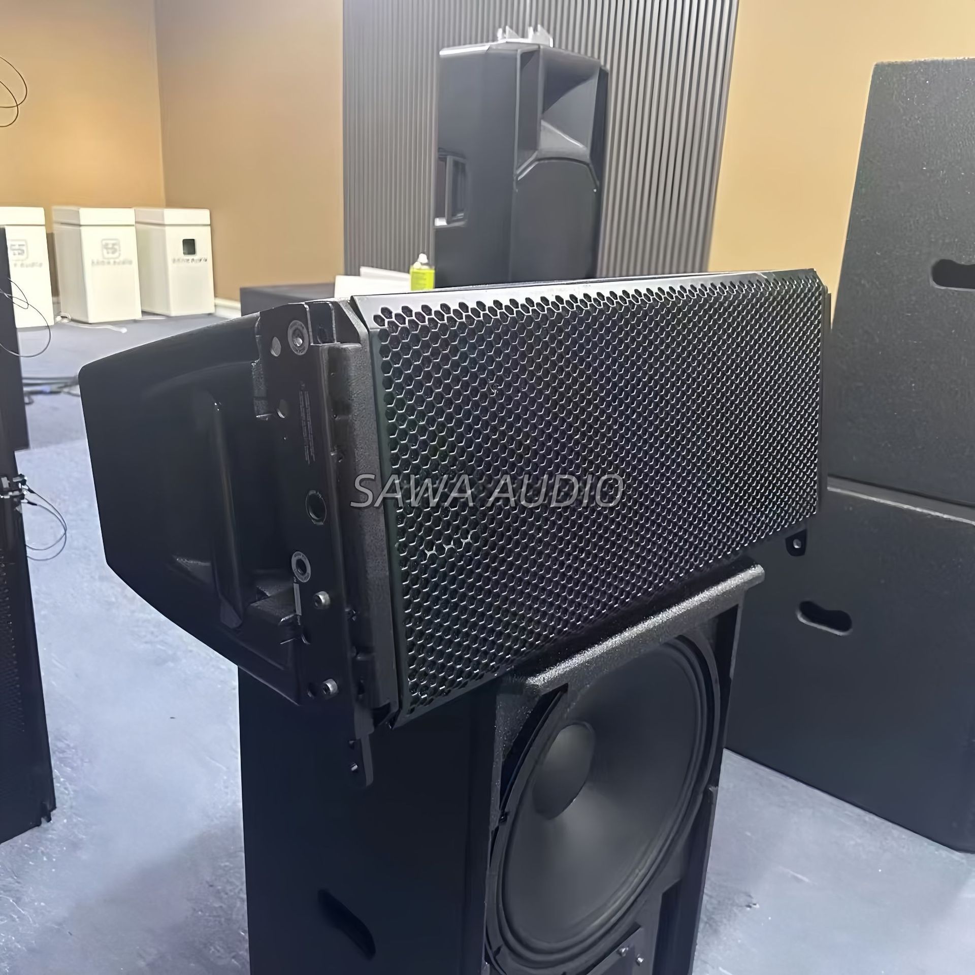 Altavoces profesionales de matriz lineal HDL - 30A altavoces de etapa de alta gama doble de 10 pulgadas altavoces de sala de conferencias de la escuela