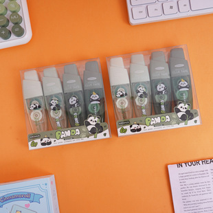 Mk-2353 Panda Dot Glue Handbook Correction Tape Pen-Shaped Dot Glue Children's Handmade Quick-Drying Glue Student Dot Glue