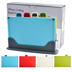 分類菜板4件套 家用多功能塑料菜板寶寶切輔食用案板加厚砧板套裝