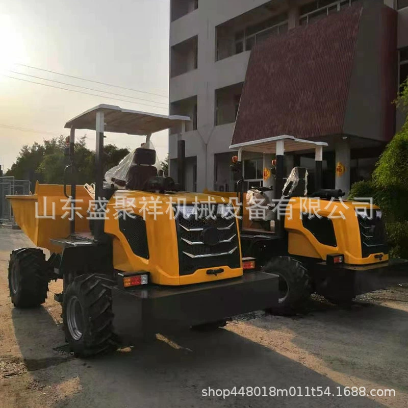 Дизельный саморазгружающийся четырехколесный самосвал, автобетоносмеситель, автобетоносмеситель для приема цементного раствора, грузовик для перевозки песка и гравия на короткие расстояния.