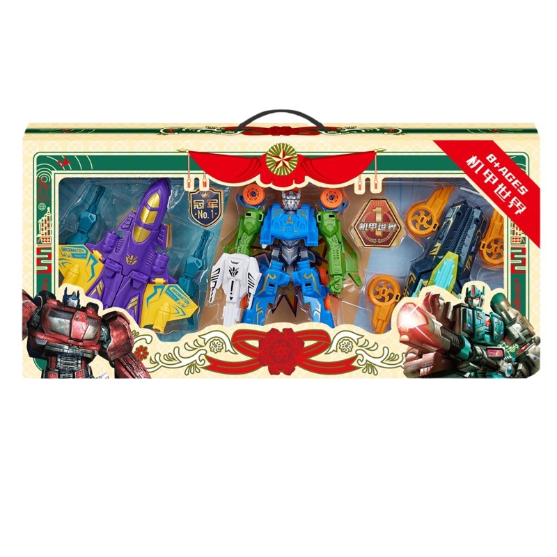 Gran deformación combinada de dos modos para niños Robot God of War modelo traje Optimus variedad MEChA niño juguete