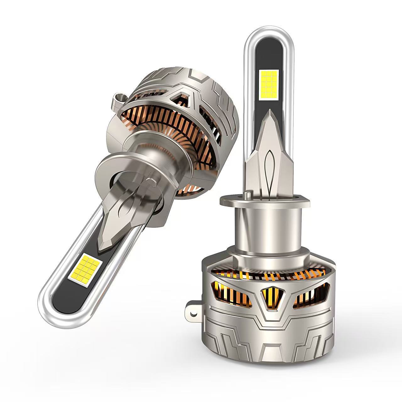 High-Power U-Shaped Copper Tube 160W Headlight 9006 Car Headlight H1H4 Super Bright H7Led Car Headlight H11