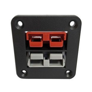 Double hole Anderson 2-position combination panel car Anderson plug 50 amp 600 watt high current socket fire protection