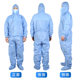 Disposable Protective clothing non-woven one-piece hooded full body dustproof Waterproof pig farm isolation clothing overalls