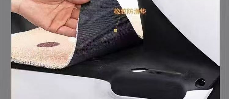Customized Electric Scooter Cartoon Foot Pads, Custom-Made Wire Loop Pedal Mats, Electric Scooter Dust Removal Pedal Mats, Bring in Wealth and Treasure Cat