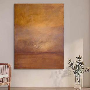 Hand-painted Oil Painting Advanced Texture Solid Color Abstract Decorative Painting Modern Fashion Homestay Living Room Model Room Texture Hanging Painting