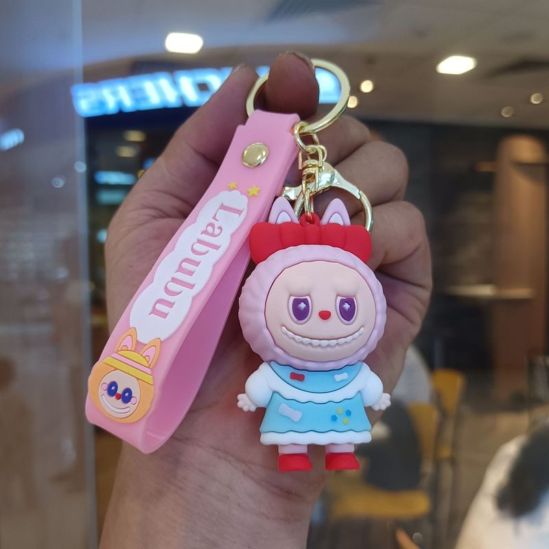 クリエイティブホットスタイルラブブキーホルダー漫画リトルシープペンダントおもちゃベビーグラバーかわいいキーチェーンリング卸売|undefined