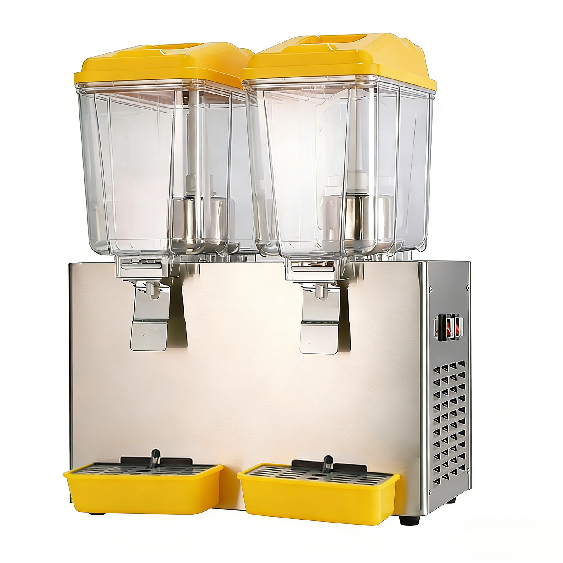 Máquina de bebidas frías comerciales máquina de jugo frío y caliente máquina de bebidas dispensadora de jugo de cafeteria calentador de jugo enfriador