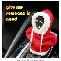 Shifter knob hoodie cover автомобильный переключатель рычаг с капюшоном автомобильный интерьер рождественская модель