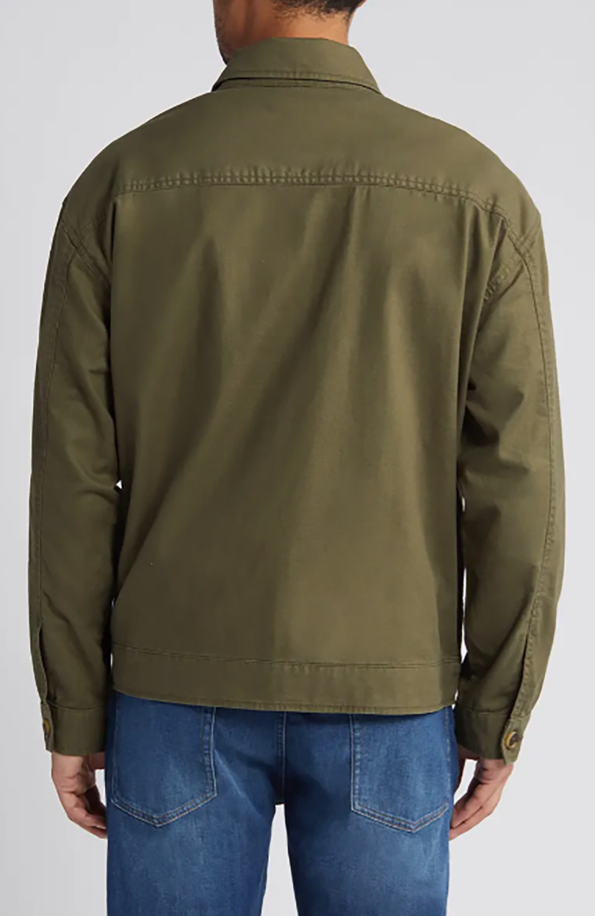 Minimalist Men's Jacket Solid Color Collar Lightweight Cardigan_voghion.com