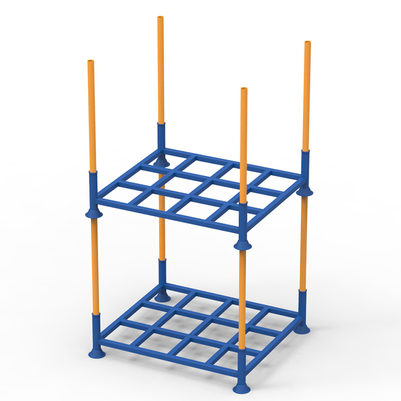 易联Q235Q 折叠巧固架 插管巧固架 堆垛架 可堆垛可折叠