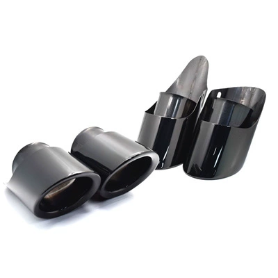 Exhaust pipe | round mouth square mouth - 14-17-years-30-bright-black-mouth